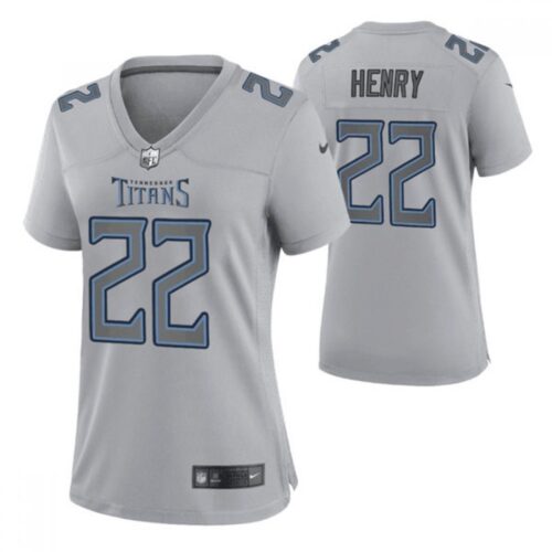 68625c1028cc0_1 Women's Tennessee Titans #22 Derrick Henry Gray Atmosphere Fashion Stitched Football Jersey(Run Small)