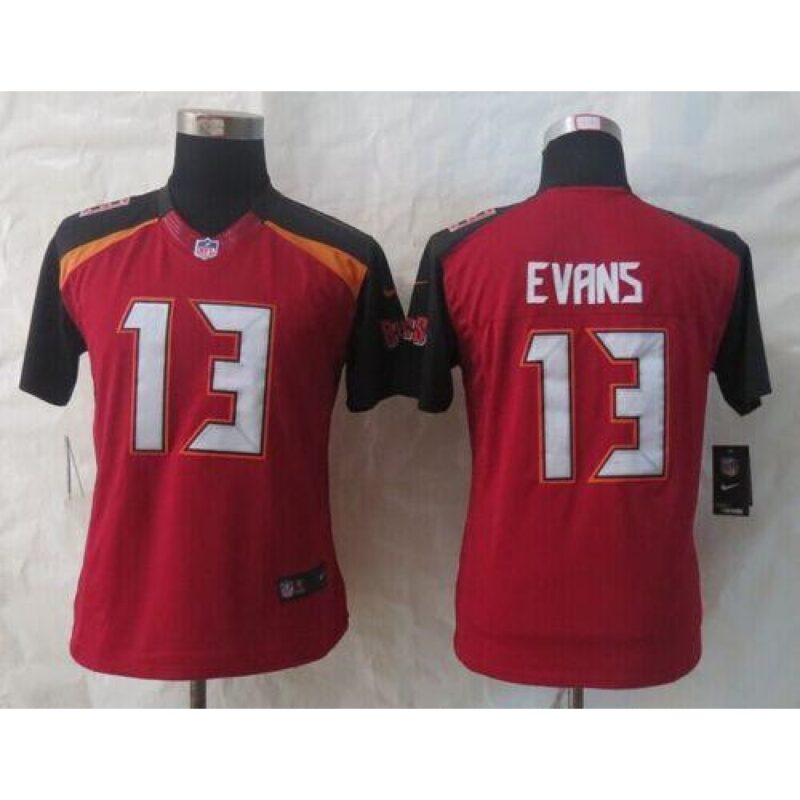 68625c337d6fa_1 Buccaneers #13 Mike Evans Red Team Color Women's Stitched NFL New Limited Jersey