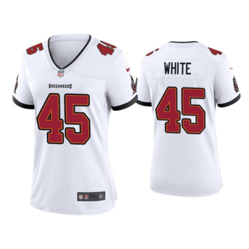 68625c4574bc2_1 Women's Tampa Bay Buccaneers #45 Devin White 2020 White Stitched Jersey(Run Small)