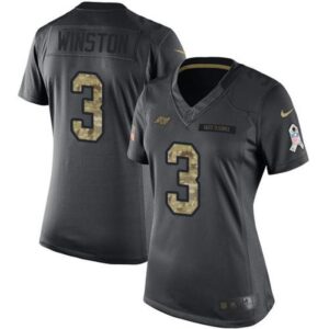 68625c6f01fbc_1 Buccaneers #3 Jameis Winston Black Women's Stitched NFL Limited 2016 Salute to Service Jersey