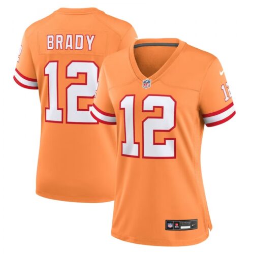 68625c9487037_1 Women's Tampa Bay Buccanee #12 Tom Brady Orange Throwback Limited Stitched Jersey(Run Small)