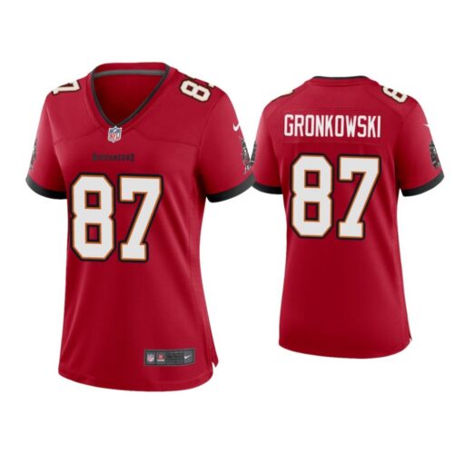 68625caa614cc_1 Women's Tampa Bay Buccaneers #87 Rob Gronkowski 2020 Red Stitched Jersey(Run Small)