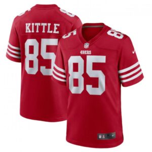 68625d3fea88d_1 Women's San Francisco 49ers #85 George Kittle Red Stitched Jersey(Run Small)