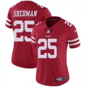68625d554720d_1 Women's NFL San Francisco 49ers #25 Richard Sherman Red Vapor Untouchable Limited Stitched Jersey(Run Small)