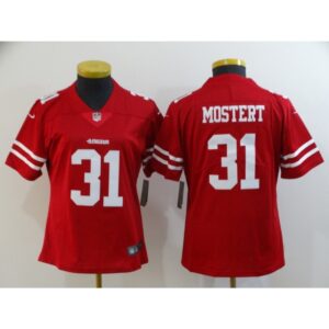 68625d5b2710c_1 Women's NFL San Francisco 49ers #31 Raheem Mostert Red Vapor Untouchable Limited Stitched Jersey(Run Small)