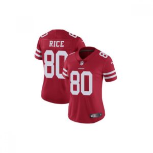 68625d6d1f7fa_1 Women's NFL San Francisco 49ers #80 Jerry Rice Red Vapor Untouchable Limited Stitched Jersey