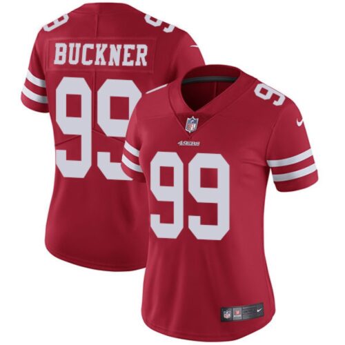 68625d75d6444_1 Women's NFL San Francisco 49ers #99 DeForest Buckner Red Vapor Untouchable Limited Stitched Jersey