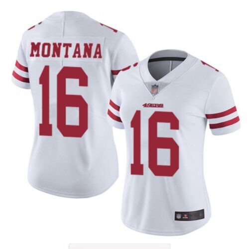 68625dc68b82d_1 Women's NFL San Francisco 49ers #16 Joe Montana White Vapor Untouchable Limited Stitched Jersey