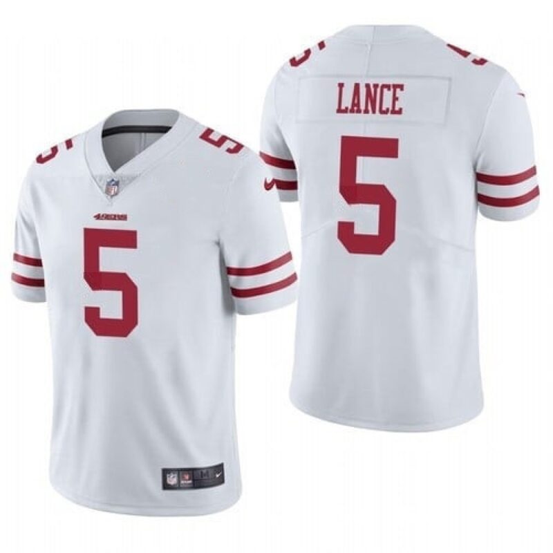 68625dd2e5a38_1 Women's San Francisco 49ers #5 Trey Lance White Vapor Untouchable Limited Stitched Jersey(Run Small)