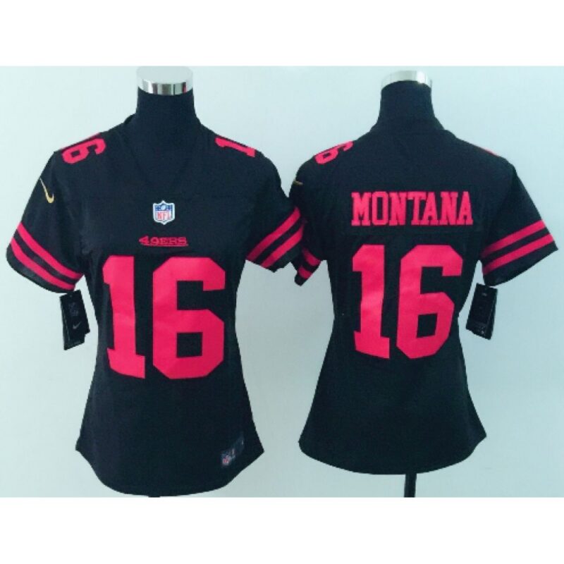 68625dfb408f2_1 Women's San Francisco 49ers #16 Joe Montana Black Vapor Untouchable Limited Stitched NFL Jersey