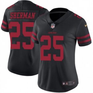 68625e01263d5_1 Women's NFL San Francisco 49ers #25 Richard Sherman Black Vapor Untouchable Limited Stitched Jersey(Run Small)