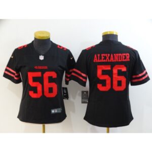 68625e071fe7b_1 Women's NFL San Francisco 49ers #56 Kwon Alexander Black Vapor Untouchable Limited Stitched Jersey(Run Small)