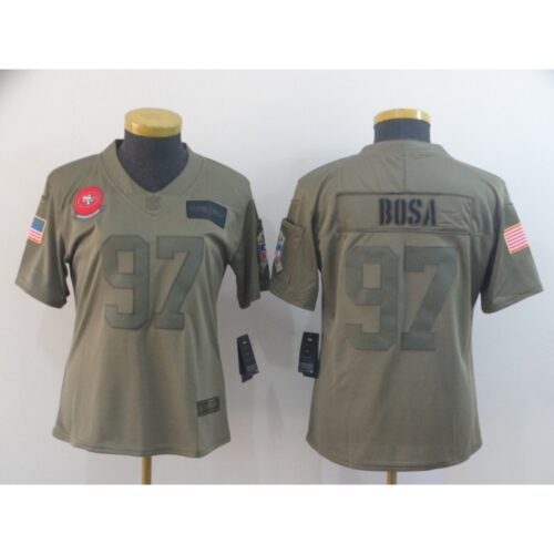 68625e2c546e0_1 Women's NFL San Francisco 49ers #97 Nick Bosa 2019 Camo Salute To Service Stitched Jersey(Run Small)