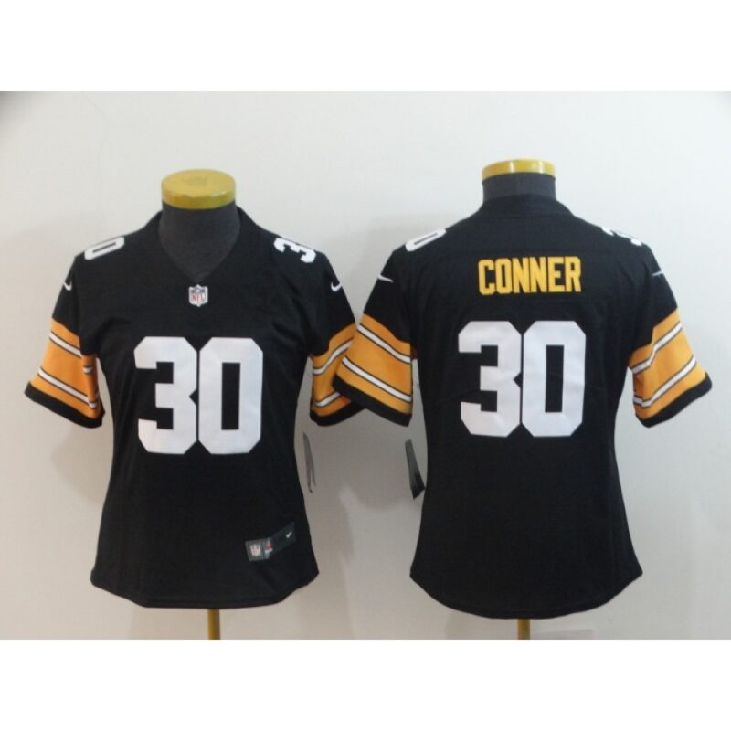 68625ec164cb8_1 Women's Pittsburgh Steelers #30 James Conner 2018 Black Vapor Untouchable Limited Stitched NFL Jersey