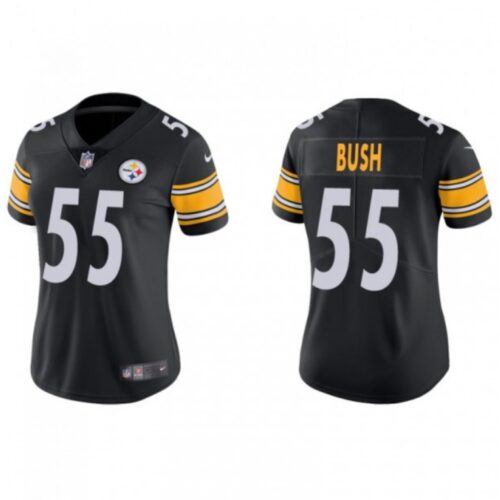 68625ed475964_1 Women's Pittsburgh Steelers #55 Devin Bush Black Vapor Untouchable Limited Stitched NFL Jersey(Run Small)