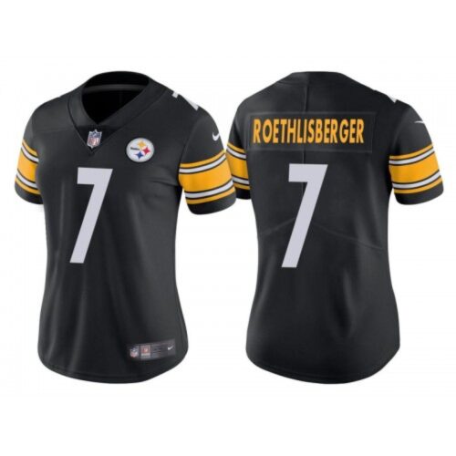 68625ee36629b_1 Women's Pittsburgh Steelers #7 Ben Roethlisberger Black Vapor Untouchaable Limited Stitched Jersey(Run Small)