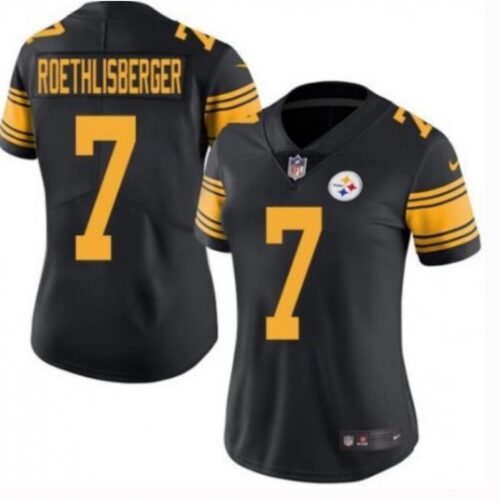 68625ee65e687_1 Women's Pittsburgh Steelers #7 Ben Roethlisberger Black Vapor Untouchable Limited Stitched NFL Jersey(Run Small)