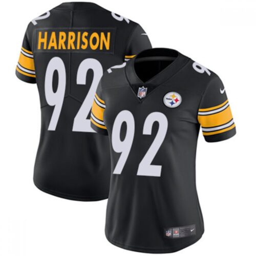 68625ef61e4cc_1 Women's Pittsburgh Steelers #92 James Harrison Black Vapor Untouchable Limited Stitched NFL Jersey(Run Small)
