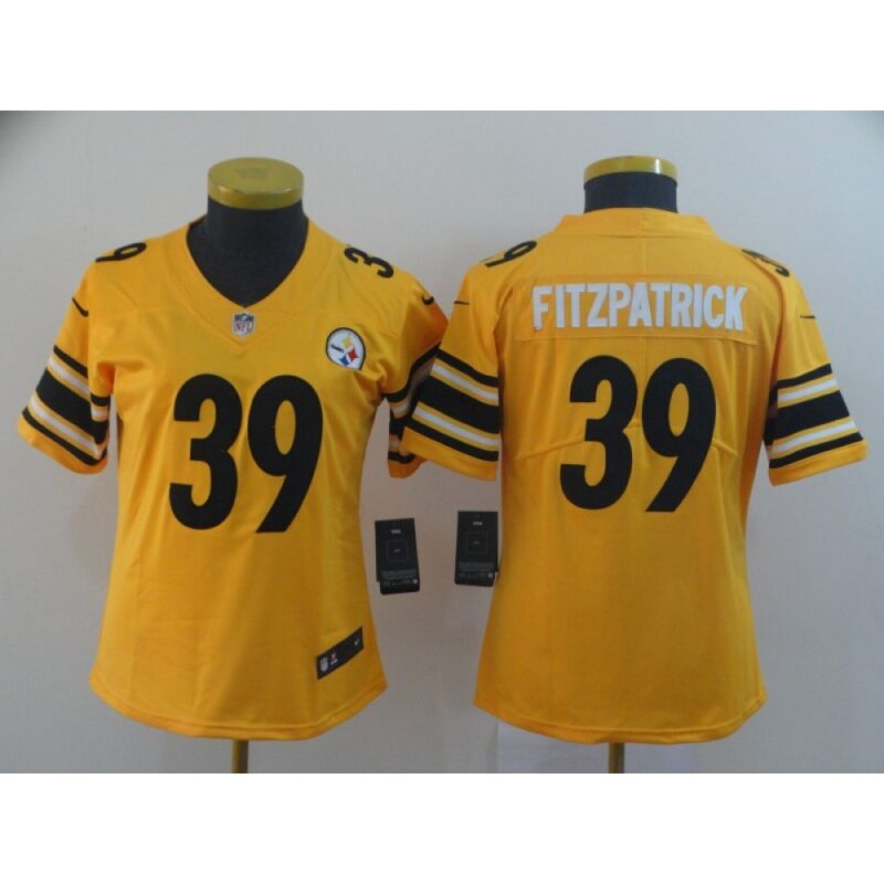 68625f0c7ed18_1 Women's Pittsburgh Steelers #39 Minkah Fitzpatrick Gold Inverted Legend Stitched NFL Jersey(Run Small)
