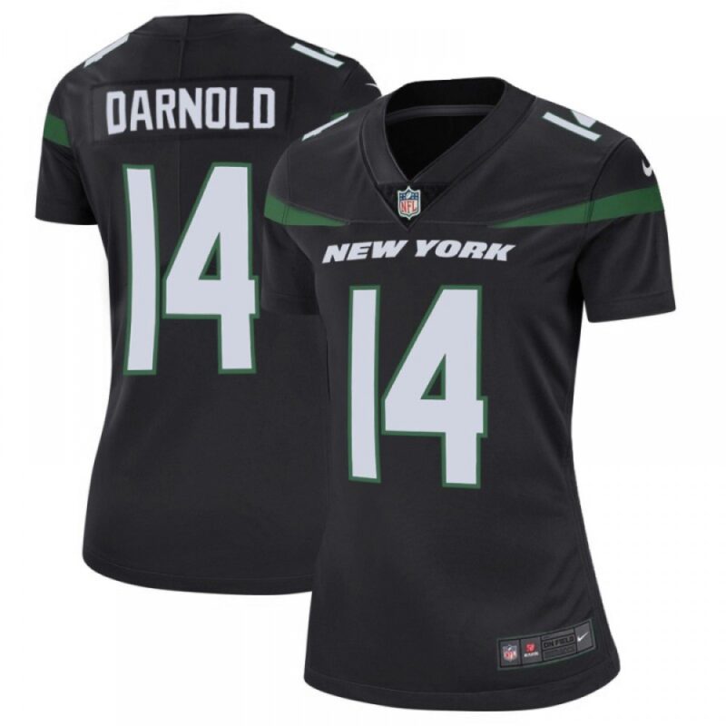 686260a68b47d_1 Women's New York Jets #14 Sam Darnold 2019 Black Vapor Untouchable Limited Stitched NFL Jersey(Run Small)