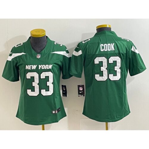 686260c4aac90_1 Women's New York Jets #33 Dalvin Cook Green Vapor Untouchable Limited Stitched Football Jersey(Run Small)