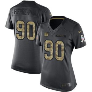 68626106182d8_1 Giants #90 Jason Pierre-Paul Black Women's Stitched NFL Limited 2016 Salute to Service Jersey