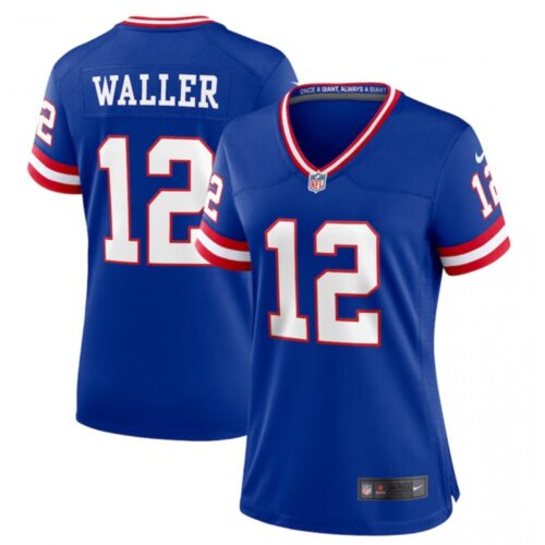 68626138eeca6_1 Women's New York Giants #12 Darren Waller Royal Classic Retired Player Stitched Jersey(Run Small)