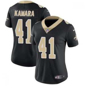 6862615fc323b_1 Women's New Orleans Saints #41 Alvin Kamara Black Vapor Untouchable Limited Stitched NFL Jersey