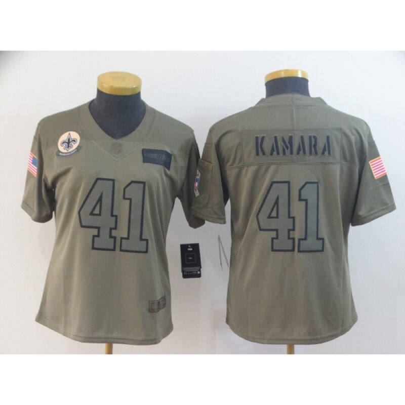 6862617d6c965_1 Women's New Orleans Saints #41 Alvin Kamara 2019 Camo Salute To Service Stitched NFL Jersey(Run Small)