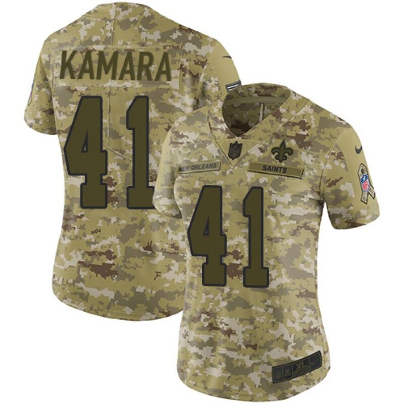 686261837d608_1 Women's New Orleans Saints #41 Alvin Kamara 2018 Camo Salute to Service Limited Stitched NFL Jersey
