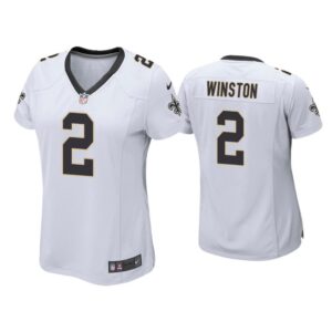 686261d51b5f5_1 Women's New Orleans Saints #2 Jameis Winston White Vapor Untouchable Limited Stitched Jersey(Run Small)