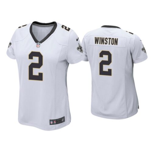 686261d51b5f5_1 Women's New Orleans Saints #2 Jameis Winston White Vapor Untouchable Limited Stitched Jersey(Run Small)
