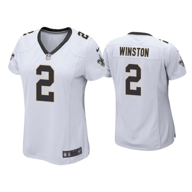 686261d51b5f5_1 Women's New Orleans Saints #2 Jameis Winston White Vapor Untouchable Limited Stitched Jersey(Run Small)