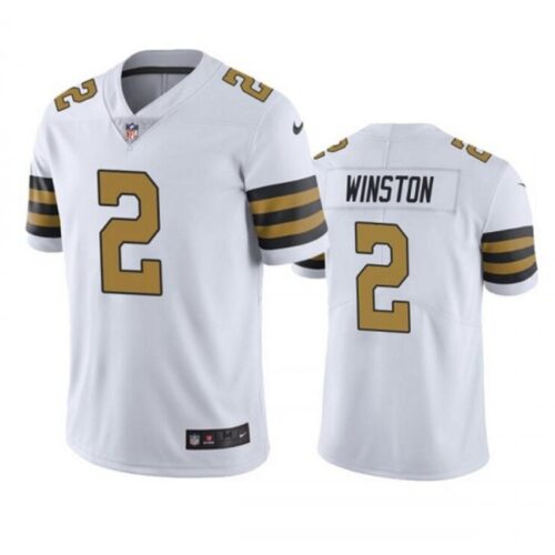686261d7f0faf_1 Women's New Orleans Saints #2 Jameis Winston White Color Rush Limited Stitched Jersey(Run Small)