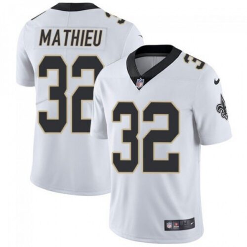 686261ddbff3a_1 Women's New Orleans Saints #32 Tyrann Mathieu White Vapor Untouchable Limited Stitched Jersey(Run Small)