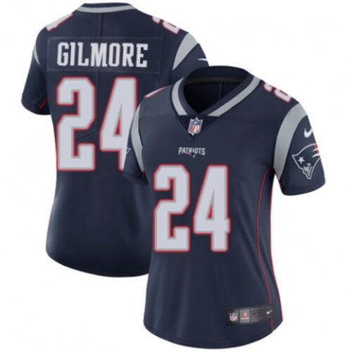 6862620d3d055_1 Women's New England Patriots #24 Stephon Gilmore Navy Vapor Untouchable Limited Stitched NFL Jersey(Run Small)