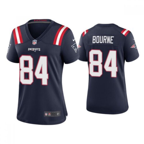 68626215d67ec_1 Women's New England Patriots #84 Kendrick Bourne Navy Vapor Untouchable Limited Stitched Jersey