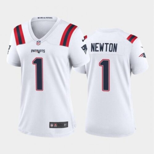 686262577a0a9_1 Women's New England Patriots #1 Cam Newton White Vapor Limited Stitched Jersey(Run Small)
