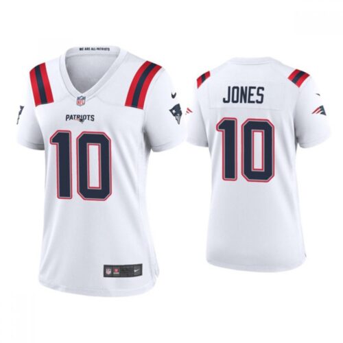 6862625a5dfd2_1 Women's New England Patriots #10 Mac Jones White Vapor Untouchable Limited Stitched Jersey