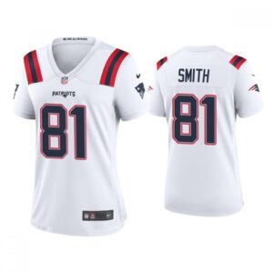 68626268d229f_1 Women's New England Patriots #81 Jonnu Smith White Vapor Untouchable Limited Stitched Jersey
