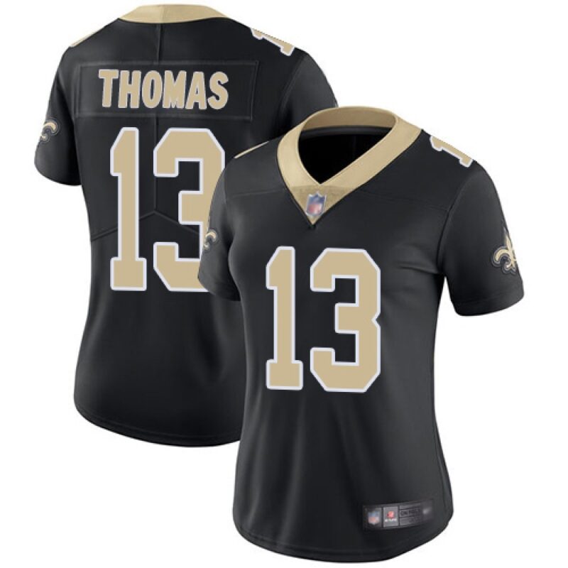 686262988d0c5_1 Women's New Orleans Saints #13 Michael Thomas Black Vapor Untouchable Limited Stitched NFL Jersey(Runs Small)