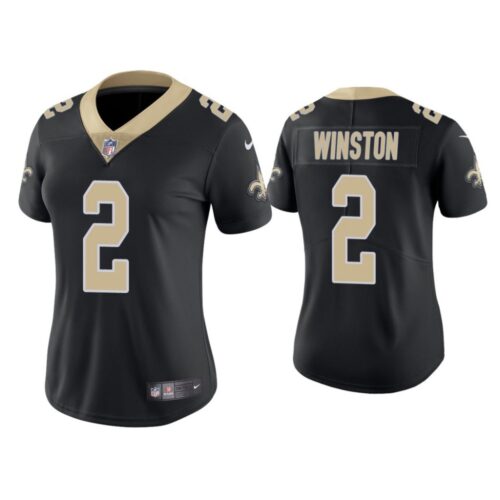 6862629b809e9_1 Women's New Orleans Saints #2 Jameis Winston Black Vapor Untouchable Limited Stitched Jersey(Run Small)