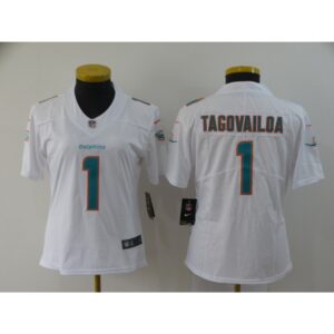 686262ea814a1_1 Women's Miami Dolphins #1 Tua Tagovailoa White Vapor Untouchable Stitched Jersey(Run Small)