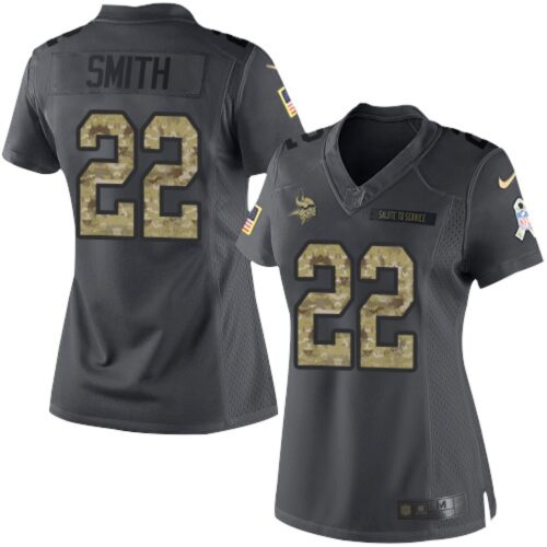 686262f3daef1_1 Vikings #22 Harrison Smith Black Women's Stitched NFL Limited 2016 Salute To Service Jersey