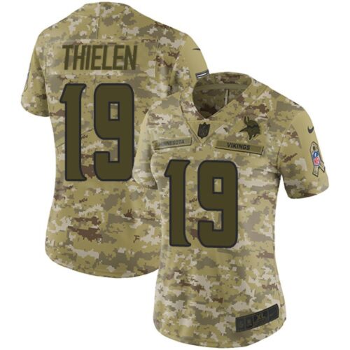 686262f6eeff8_1 Women's Minnesota Vikings#19 Adam Thielen 2018 Camo Salute to Service Limited Stitched NFL Jersey