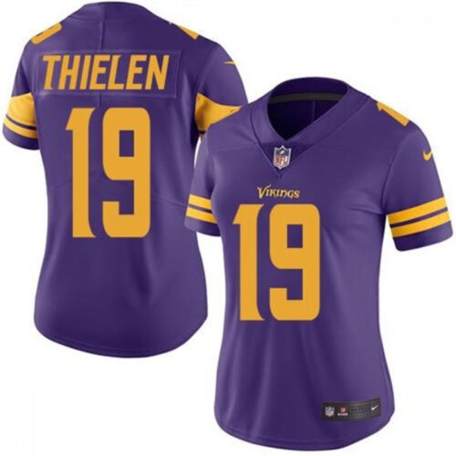 6862632a65e77_1 Women's Minnesota Vikings #19 Adam Thielen Purple Limited Rush Stitched NFL Jersey