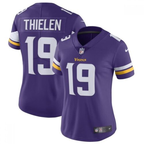 6862633092382_1 Women's Minnesota Vikings #19 Adam Thielen Purple Vapor Untouchable Limited Stitched NFL Jersey(Run Small)