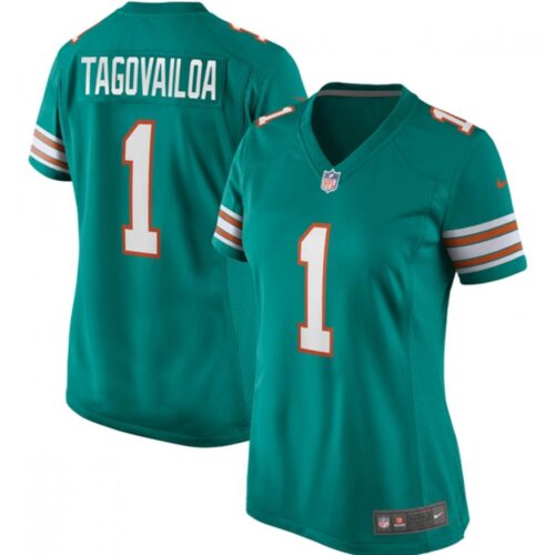 68626351759c5_1 Women's Miami Dolphins #1 Tua Tagovailoa Aqua Stitched Jersey(Run Small)