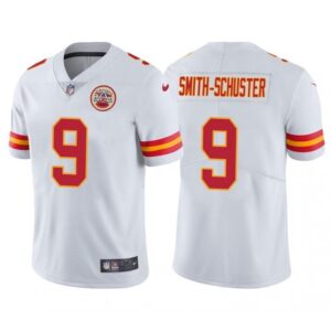 6862655256f11_1 Women's Kansas City Chiefs #9 JuJu Smith-Schuster White Vapor Untouchable Limited Stitched Jersey(Run Small)