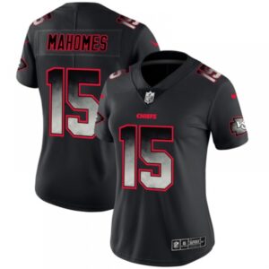 68626564a4611_1 Women's Kansas City Chiefs #15 Patrick Mahomes Black 2019 Smoke Fashion Limited Stitched NFL Jersey(Run Small)